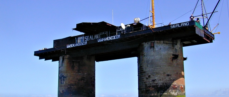 Sealand is located on a former British fort from WWII