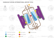 Shanghai Pudong International Airport map