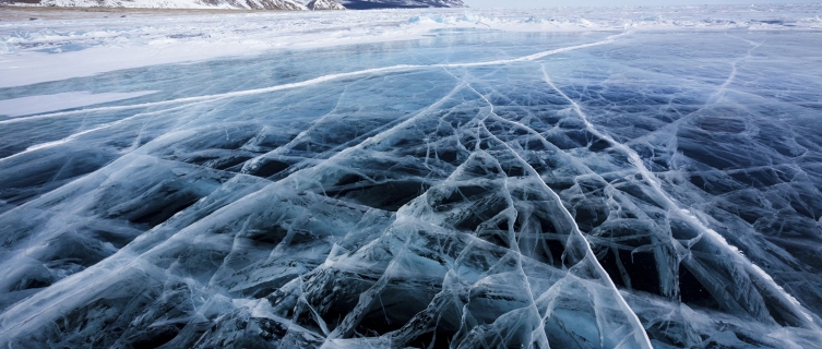 This frozen lake hosts one of the quirkier New Year traditions