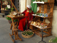 See traditional crafspeople at work in St Catherine’s Passage