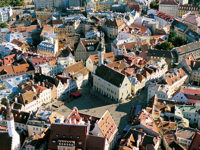 Wander through Tallinn's narrow streets and charming courtyards.