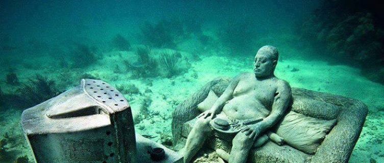 The Underwater Museum doubles up as a substrate