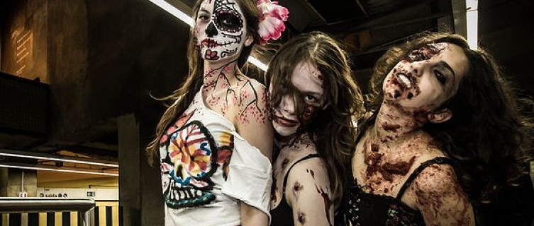 The annual Zombie Walk in New Jersey, USA