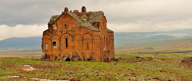 The crumbling remains of Ani succumb to the elements in Turkey