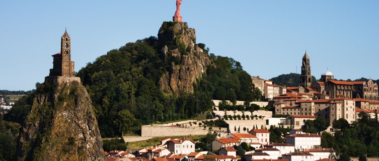 The iconic ecclesiastic cityscape of Le Puy, France