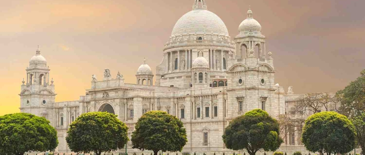 The majestic Raj-era Victoria Memorial