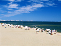 Punta del Este beach in Uruguay