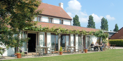 The Vineyard rooms  nearby enjoy lovely views
