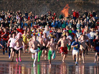 Join the fun at Tenby's Boxing Day swim