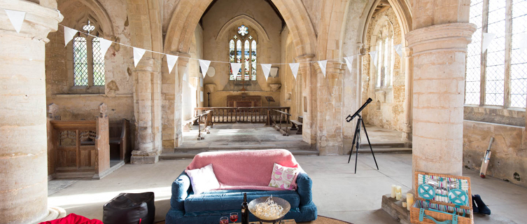 Would you fancy sleeping in an abandoned church?