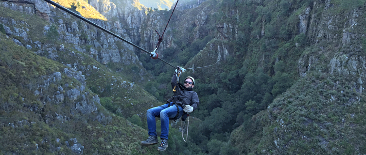 Zip through Hottentots Holland Nature Reserve, South Africa