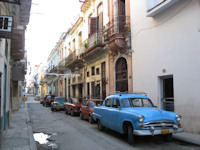 1950s cars are a common sight in Cuba's capital