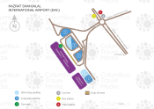 Hazrat Shahjalal International Airport map