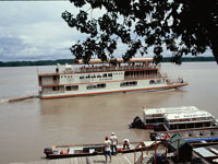 The Amazon Queen plies the mighty Amazon River
