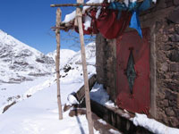 Hut in the Atlas Mountains, near Imlil