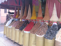 Souk stall selling spice