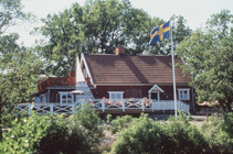 Cafe on an island in the archipelago. Photographer: Christer Lundin/Stockholm Visitors Board