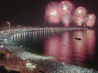 Rio fireworks © Rio Convention & Visitors Bureau