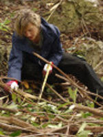 National Trust volunteer, outdoor conservation work, Snowdonia © NTPL_Stuart Cox