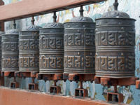 Buddhist prayer wheels © Jeremy Richards / www.123rf.com