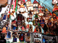 A market stall in Tunis © Gilly Pickup