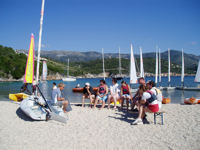 Sailing at Neilson's Retreat Beachclub, Sivota © Kathryn Liston