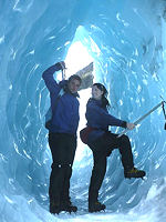 Glacier hiking in New Zealand © India Cranna