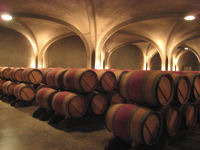 Château Prieuré-Lichine's barrel cellar © WTG / Coralie Modschiedler