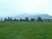 Castlerigg Stone Circle and mountain backdrop in Keswick © Rebecca Kent