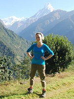 Ready to tackle the Himalayas © Ruth-Ellen Davis