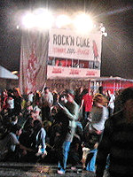 Revellers at Rock 'n' Coke festival © Creative Commons/Travelling Runes