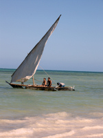 Dhow at Paje Beach © Creative Commons / mattk 1979