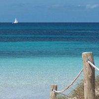 Celeb spot on Formentera's beaches