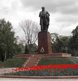 Shevchenko Park is a popular summer spot in Kharkiv