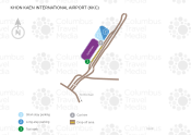 Khon Kaen Airport map