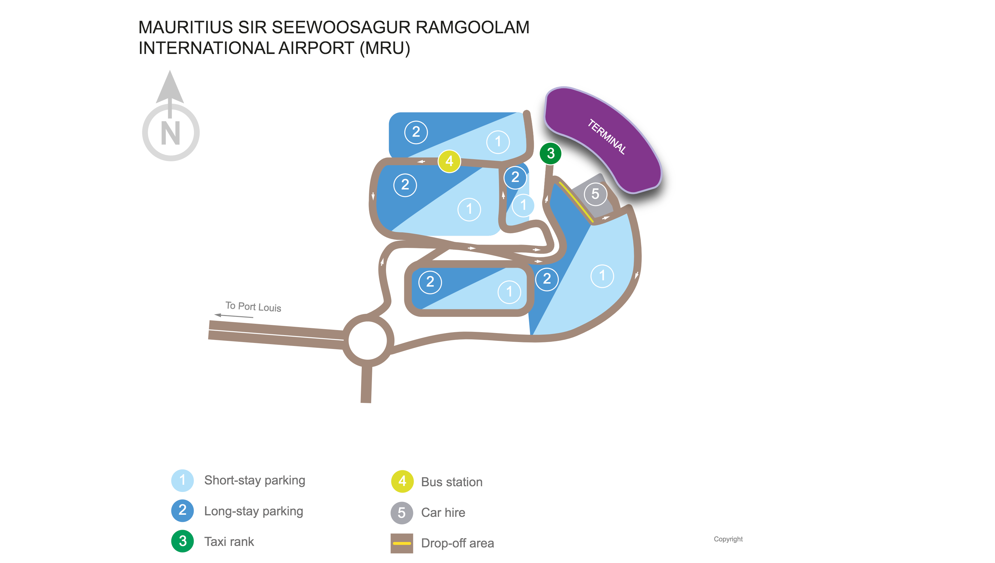 Mauritius Sir Seewoosagur Ramgoolam International Airport map