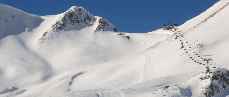 Ski slopes in Lech