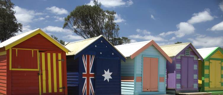 Beach huts, Adelaide, Australia