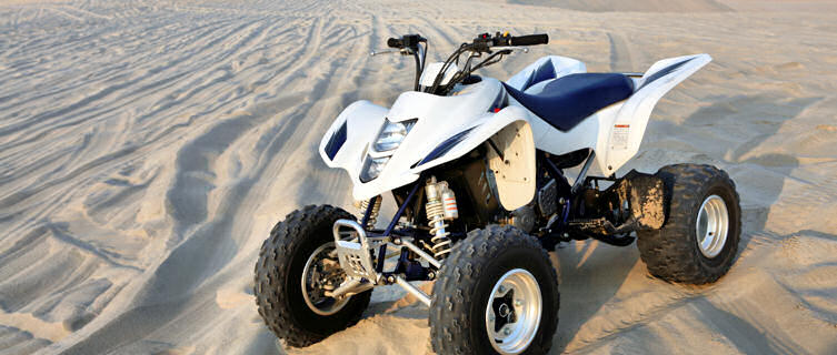 Desert quadbike, Qatar