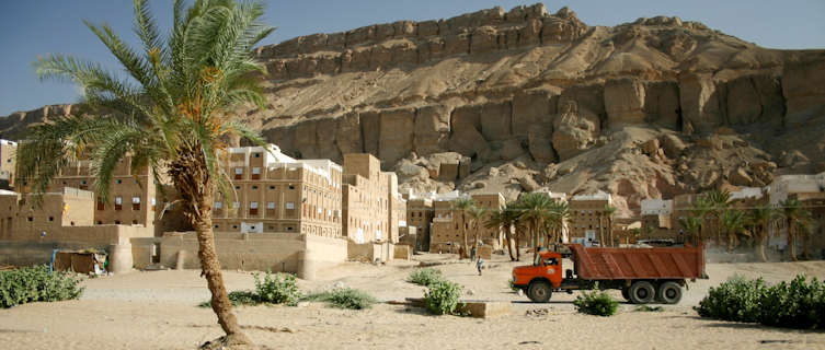 Desert village, Yemen