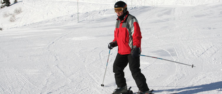 Downhill skier, Courchevel
