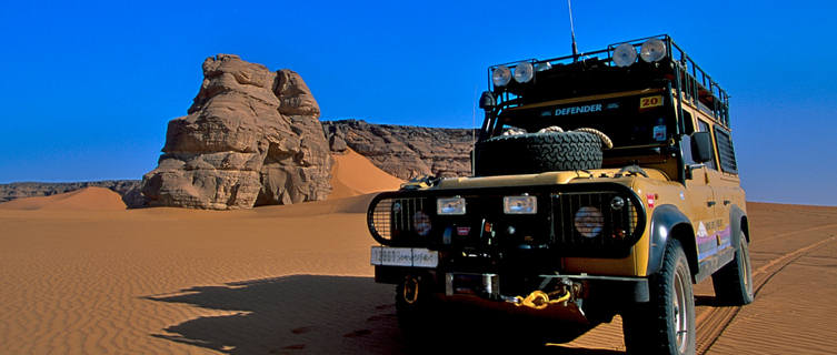 Enjoy a jeep safari into the desert in Libya