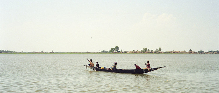 Fishing boat in Mali