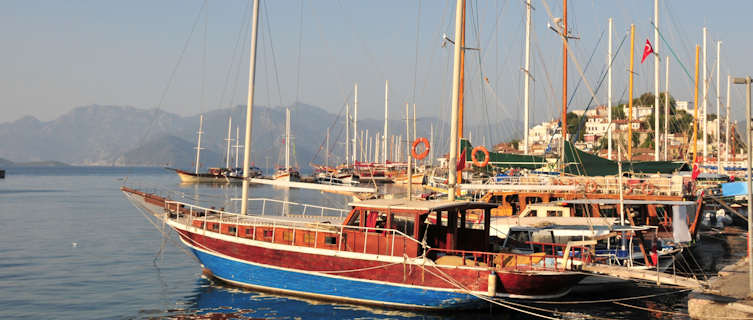 Gulet boat cruises are popular in Turkey