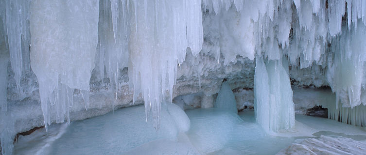 Ice caves, Wisconsin
