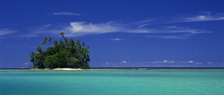 Isolated Coral Island, Soloman Islands