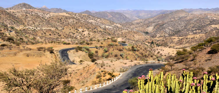 Landscape on the road from Asmara to Keren, Eritrea
