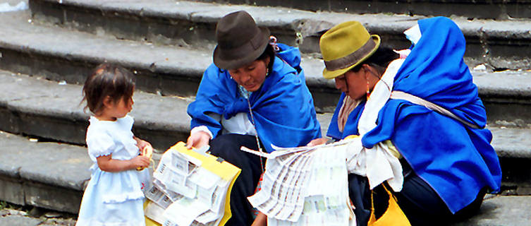 Locals in Quito