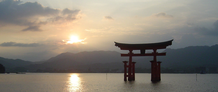Miyajima torii gate, Japan
