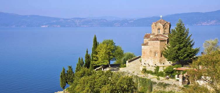 Monastery, Lake Ohrid, Macedonia